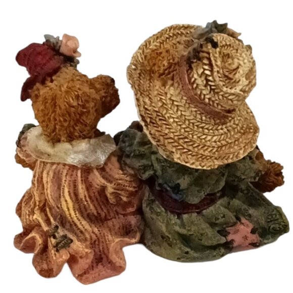 Vintage Boyds Bears & Friends 'Emma and Bailey' Afternoon Tea Bear Figurine 1995 - Picture 4 of 10